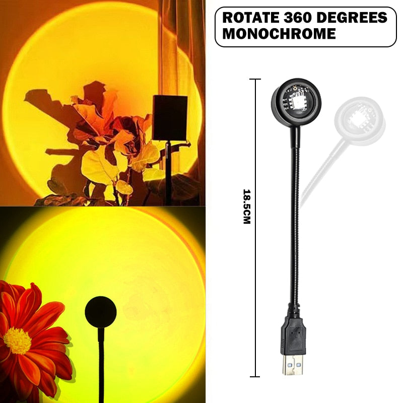 Projection Ambient Lamp : Sunset Projection Lamp – Rainbow Prism Ambient Light in van Vanda Liamo