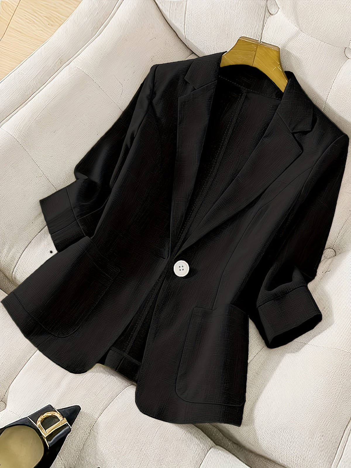 Women's Lightweight Single-Breasted Blazer