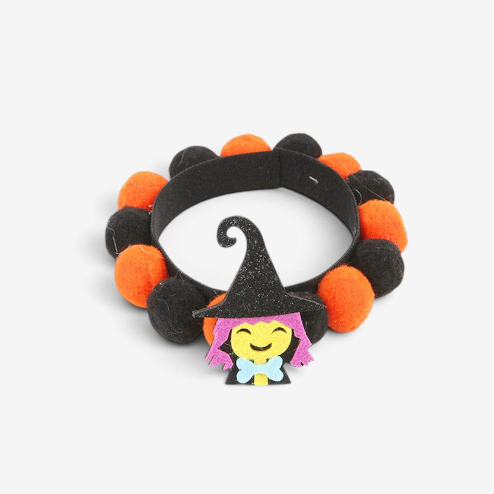 Gifts – Seasonal – Halloween : Halloween Pumpkin Skull Pet Collar in D van Vandaliamo