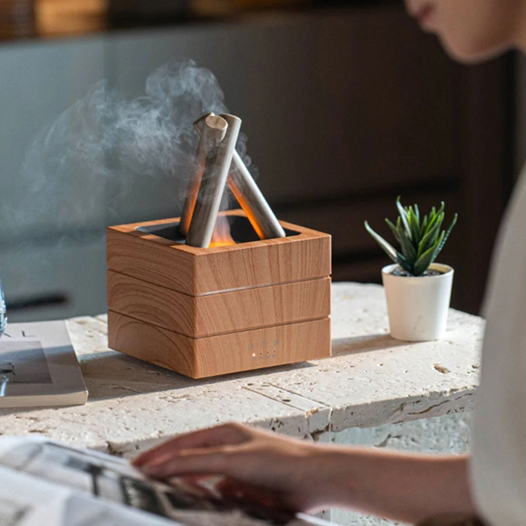 Home Decor : Bonfire Aroma Diffuser - Flame Effect Scent Diffuser in van Vandaliamo
