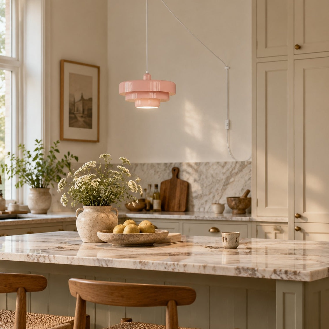 Home Decor : Retro Bauhaus Plug-In Pendant Light - Multi Color in van Vandaliamo