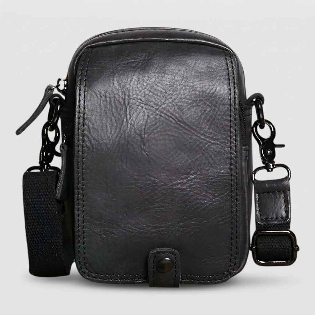 laptop bag : Lightweight Retro Ox Leather Commuter Bag in van Roselva