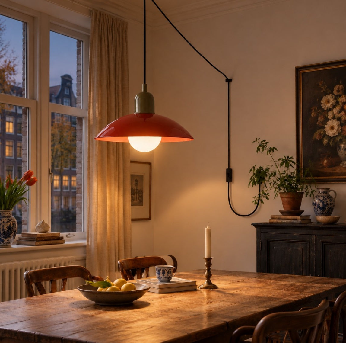 Home Decor : Mid Century Bauhaus Plug-In Pendant Light in van Vandaliamo