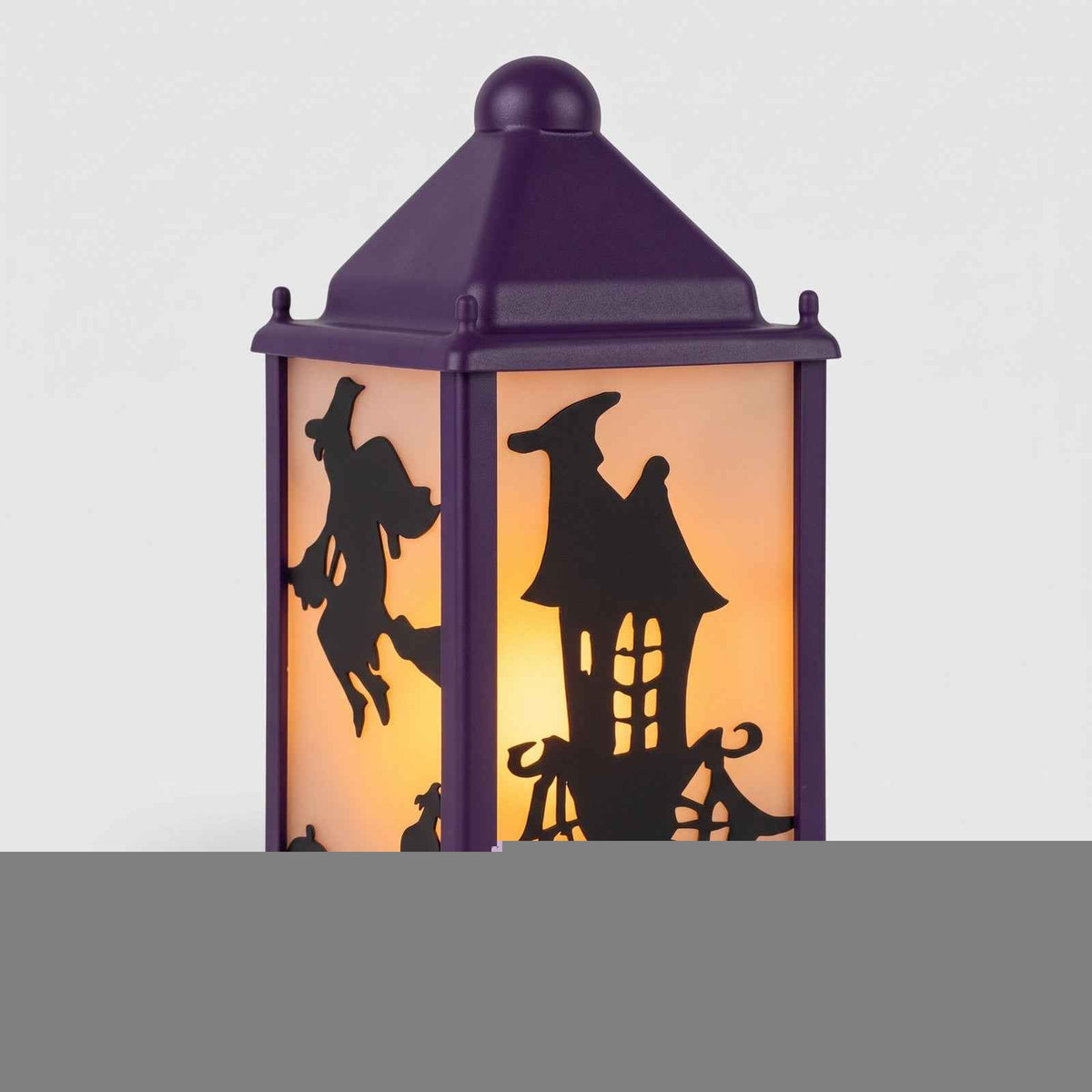 Halloween Tealight Holder : Halloween Lantern Tealight Holder – Spooky Glow Decor in Purple van Vandaliamo