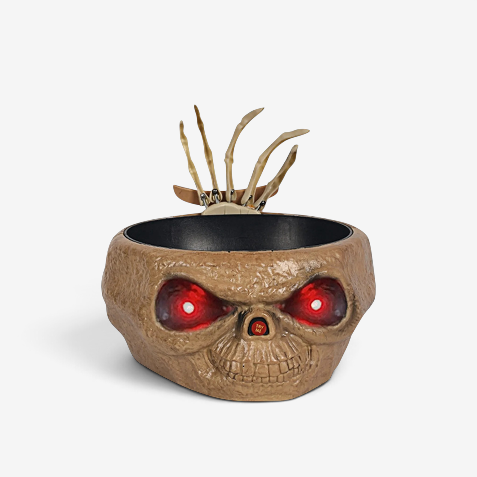 Gifts – Seasonal – Halloween : Motion Sensor Skeleton Hand Candy Bowl in Khaki van Vandaliamo