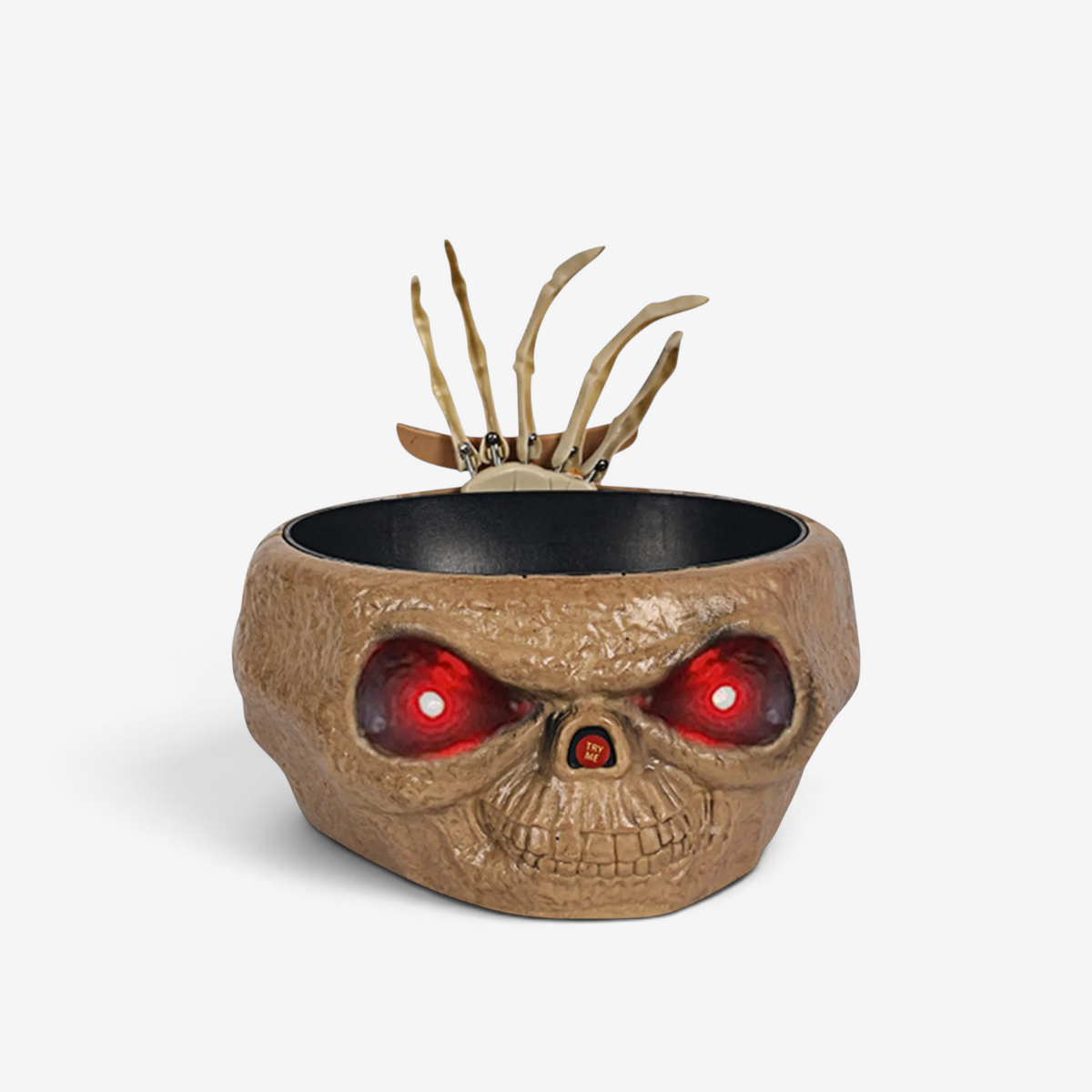 Gifts – Seasonal – Halloween : Motion Sensor Skeleton Hand Candy Bowl in Khaki van Vandaliamo