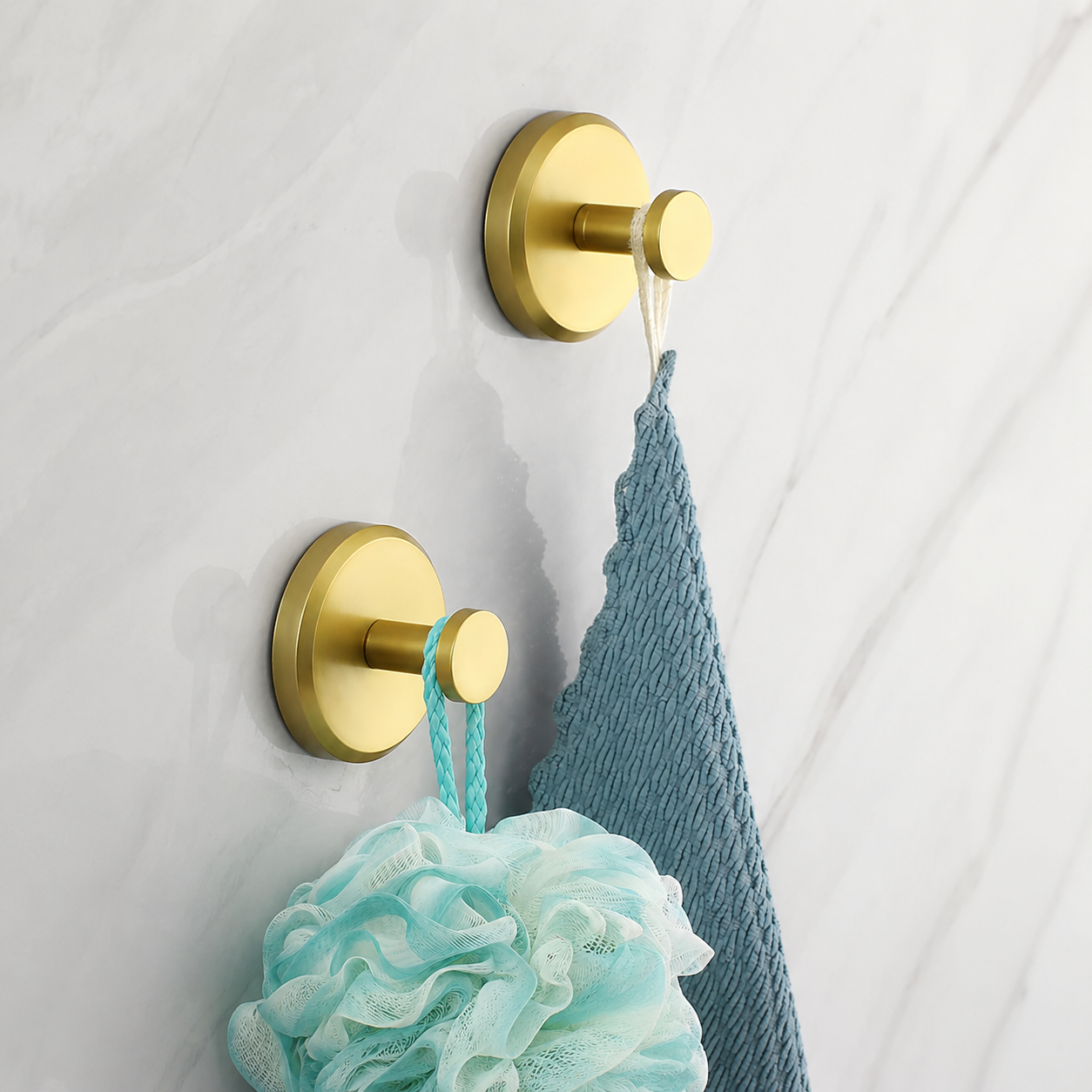 Heavy-Duty Drill-Free Suction Cup Wall Hooks (2-Pieces)