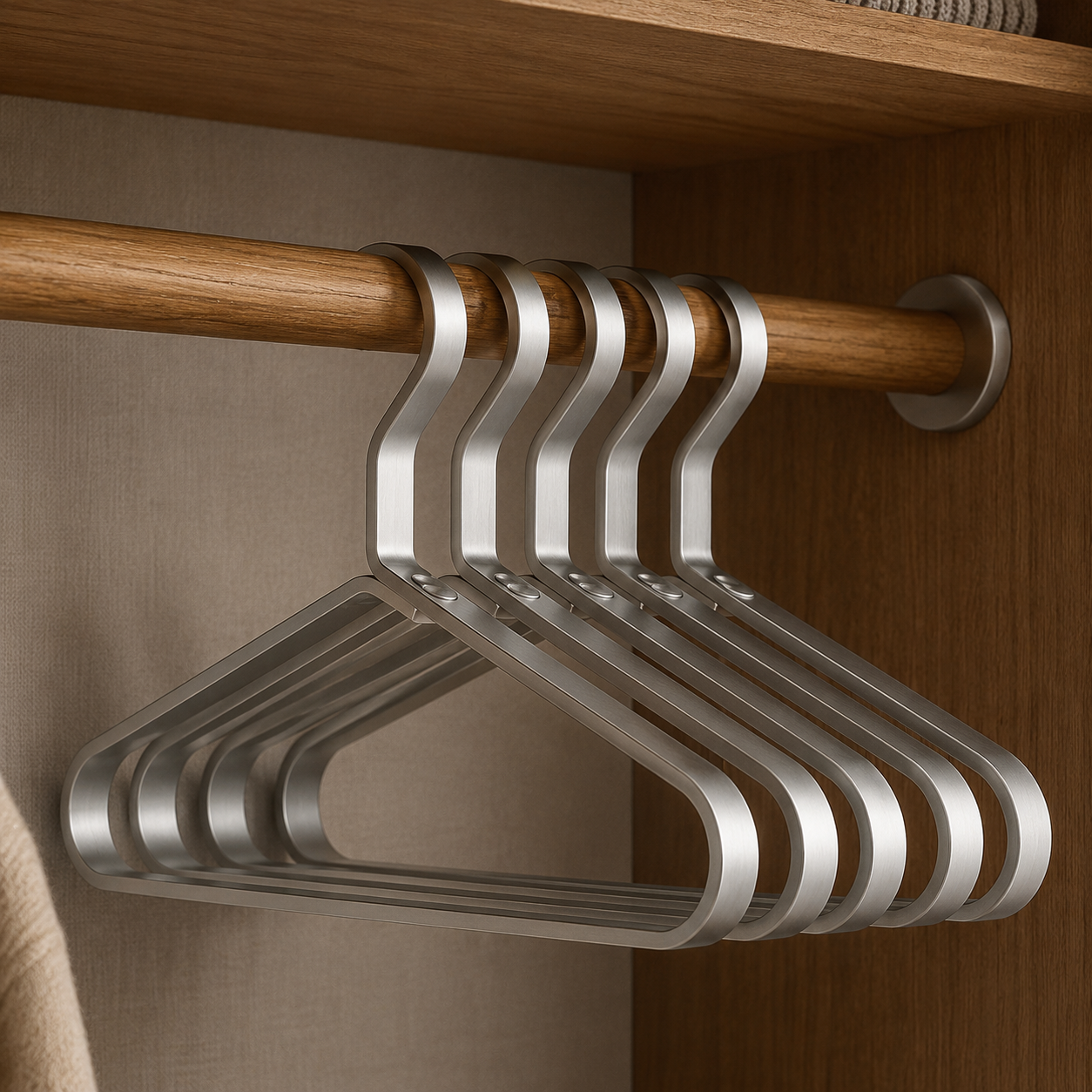 Kleiderbügel : Non-slip Slim Aluminum Hangers in van Vandaliamo