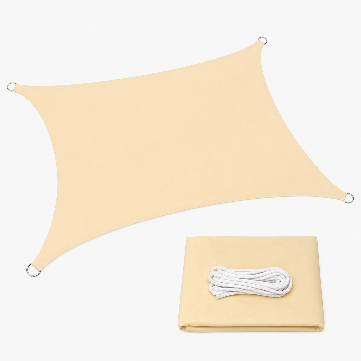 house & garden : SailShade - Waterproof Outdoor Sun Shade in Beige van Vandaliamo