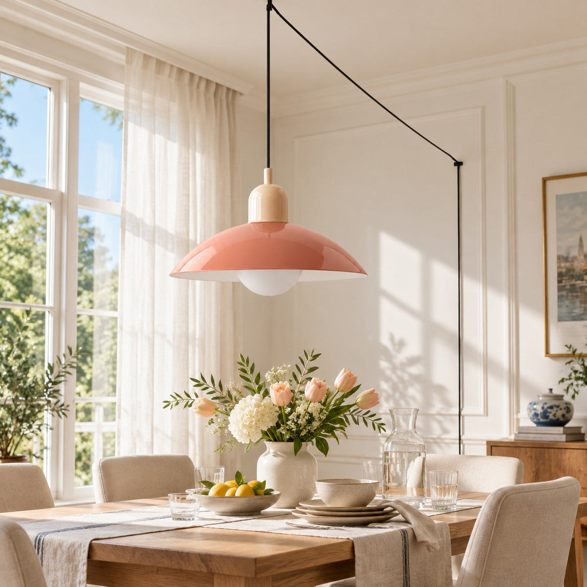 Home Decor : Mid Century Bauhaus Plug-In Pendant Light in van Vandaliamo