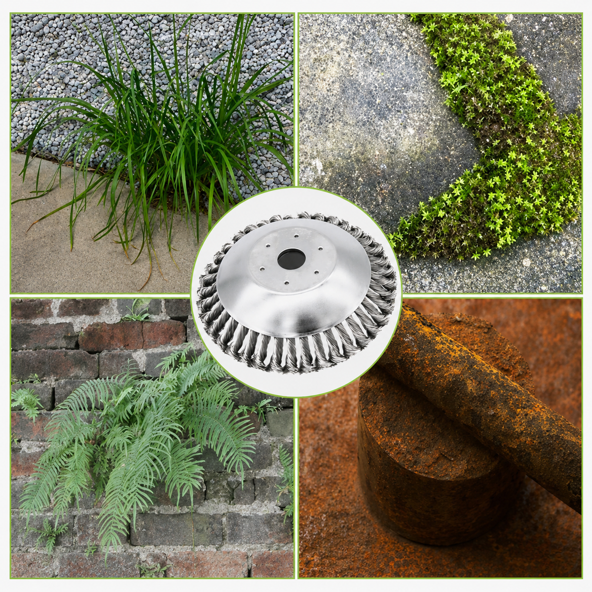 Universal Carbon Steel Weed Brush & Trimmer Head