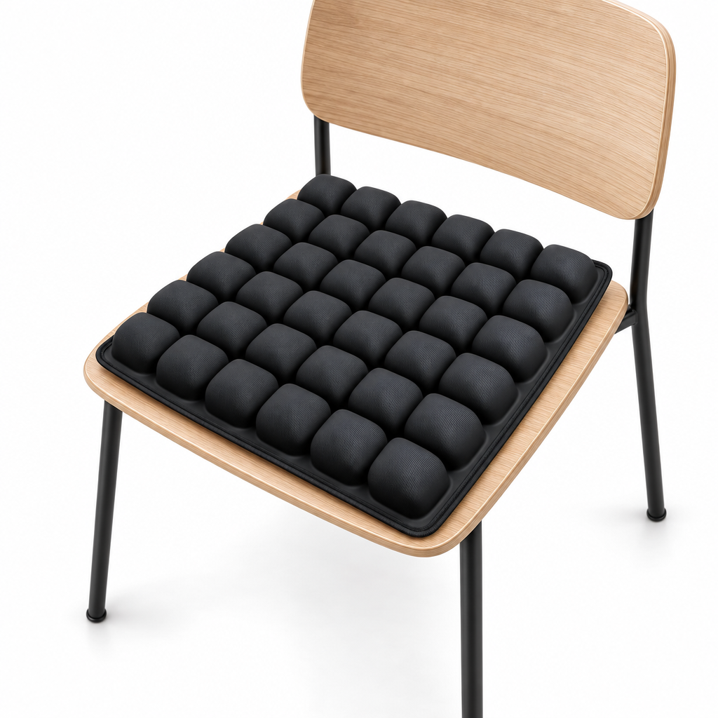Inflatable Seat Cushion - Ergonomic Air Cushion with 36 Air Cells