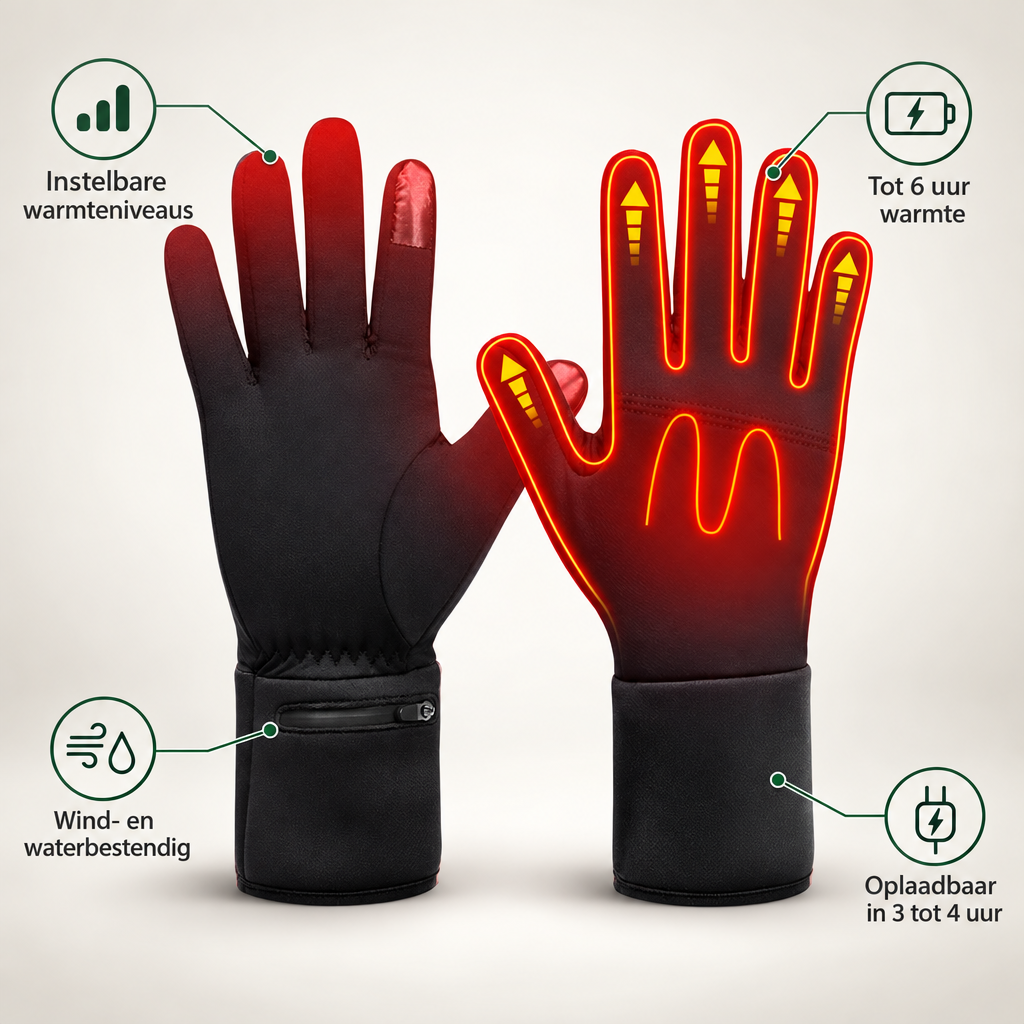 Gloves : Unisex Heated Winter Gloves - Adjustable Warmth, Up to 6 Hours in van Vanda Liamo