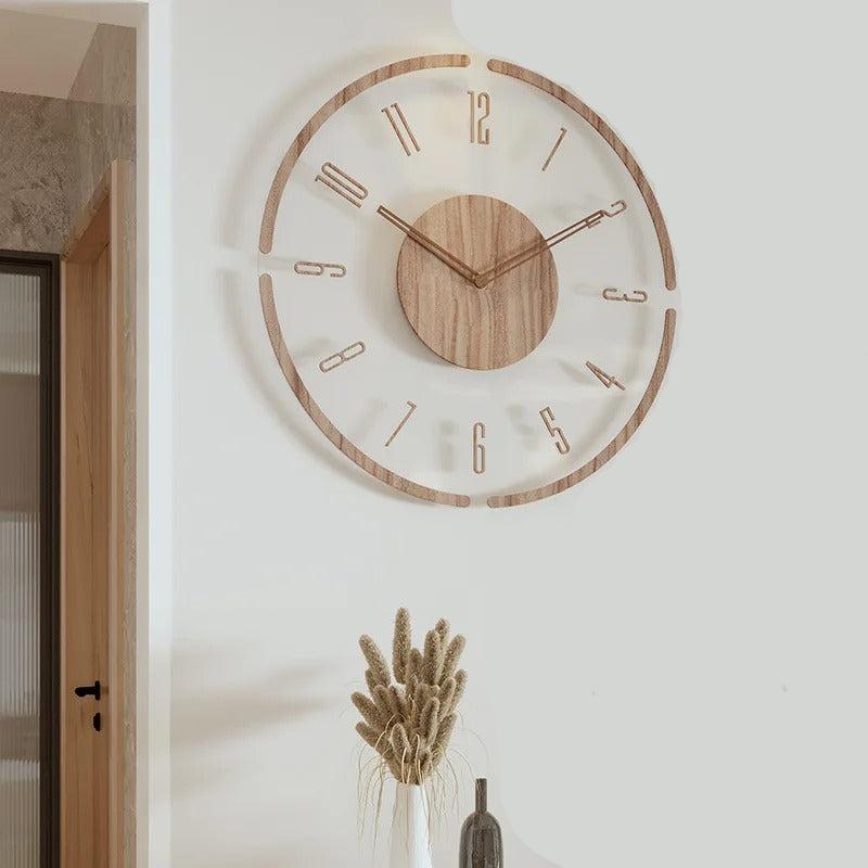 Minimal Wood Wall Clock – Clean Design, Best-Seller