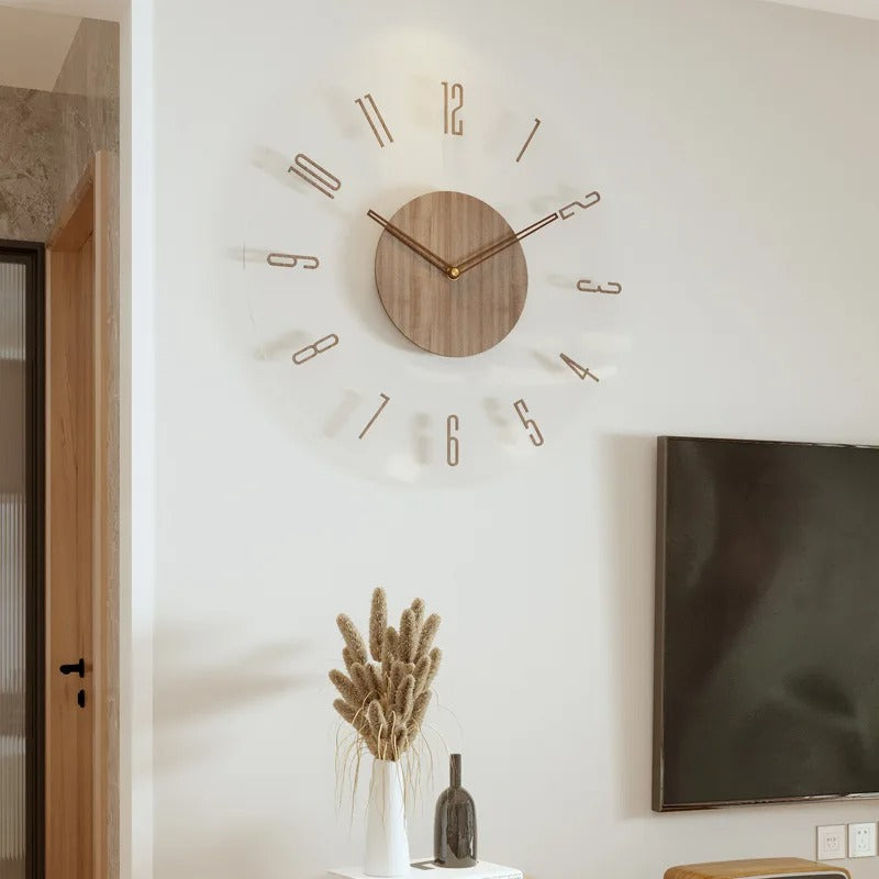 Minimal Wood Wall Clock – Clean Design, Best-Seller