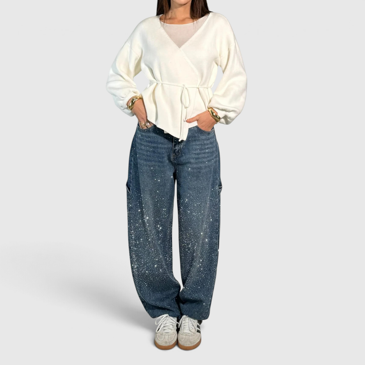 Women's Wide Leg Pants - High Waist Trousers