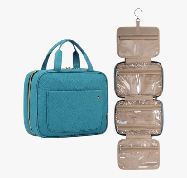bags : Large toiletry bag with lots of space in Blue van Vandaliamo