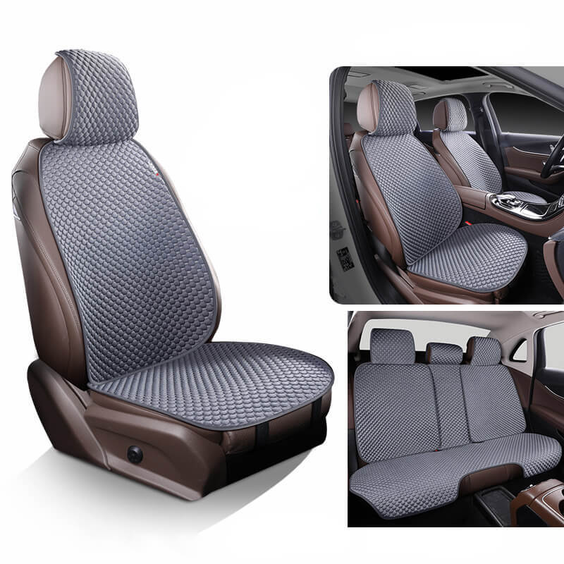 Garage & Vehicles : Cooling, breathable car seat protector in Gray Complete set van Vandaliamo