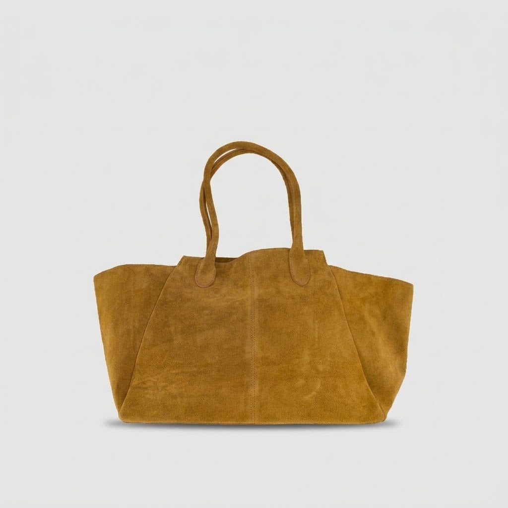 Bag : Suede Shopper Bag in van Vandaliamo