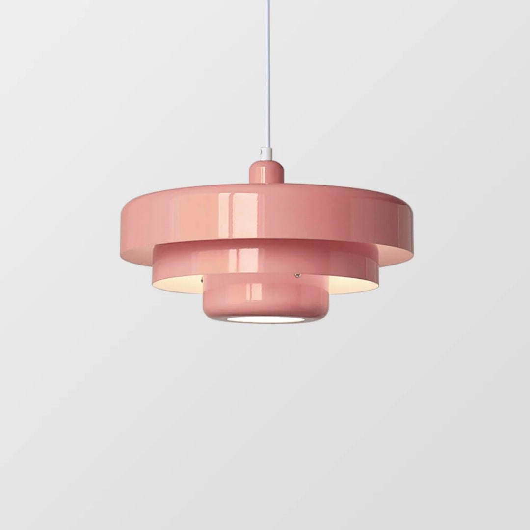 Modern Architectural Layered Pendant Light Concentric Rings