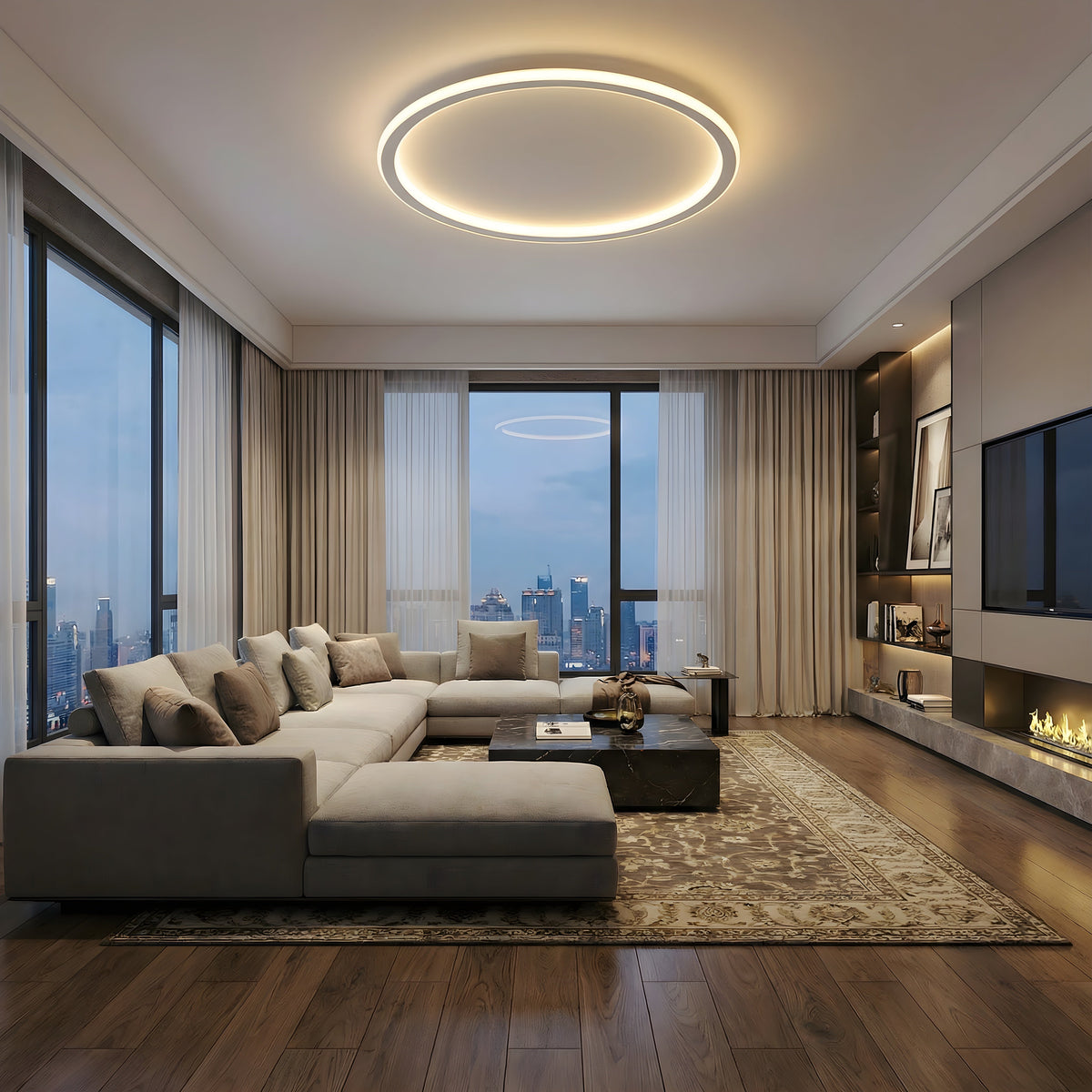 Scandinavian Round LED Ceiling