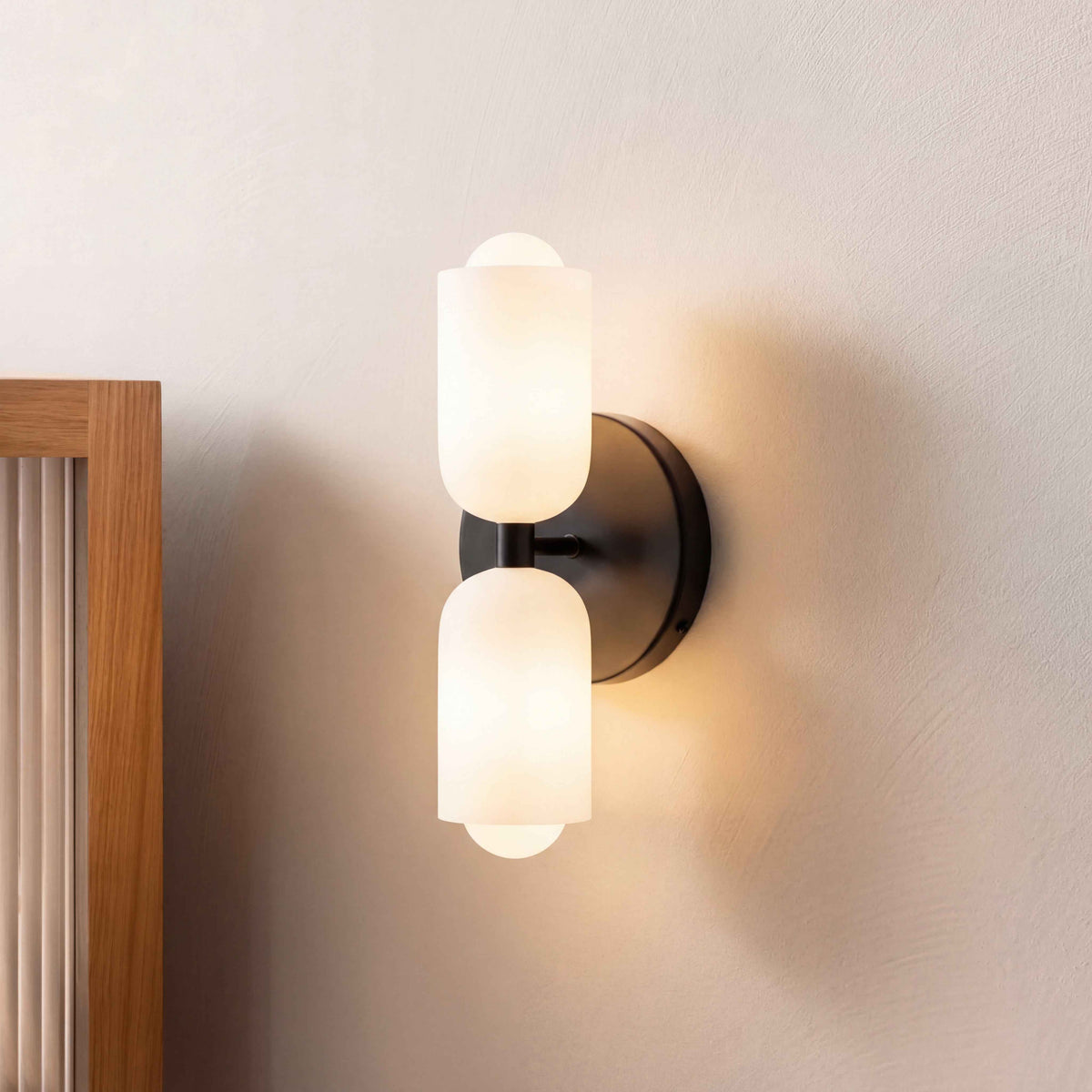 wall lamp : Nordic Minimalist Up-Down Wall Lamp - Diffused Glow in van Havelalights
