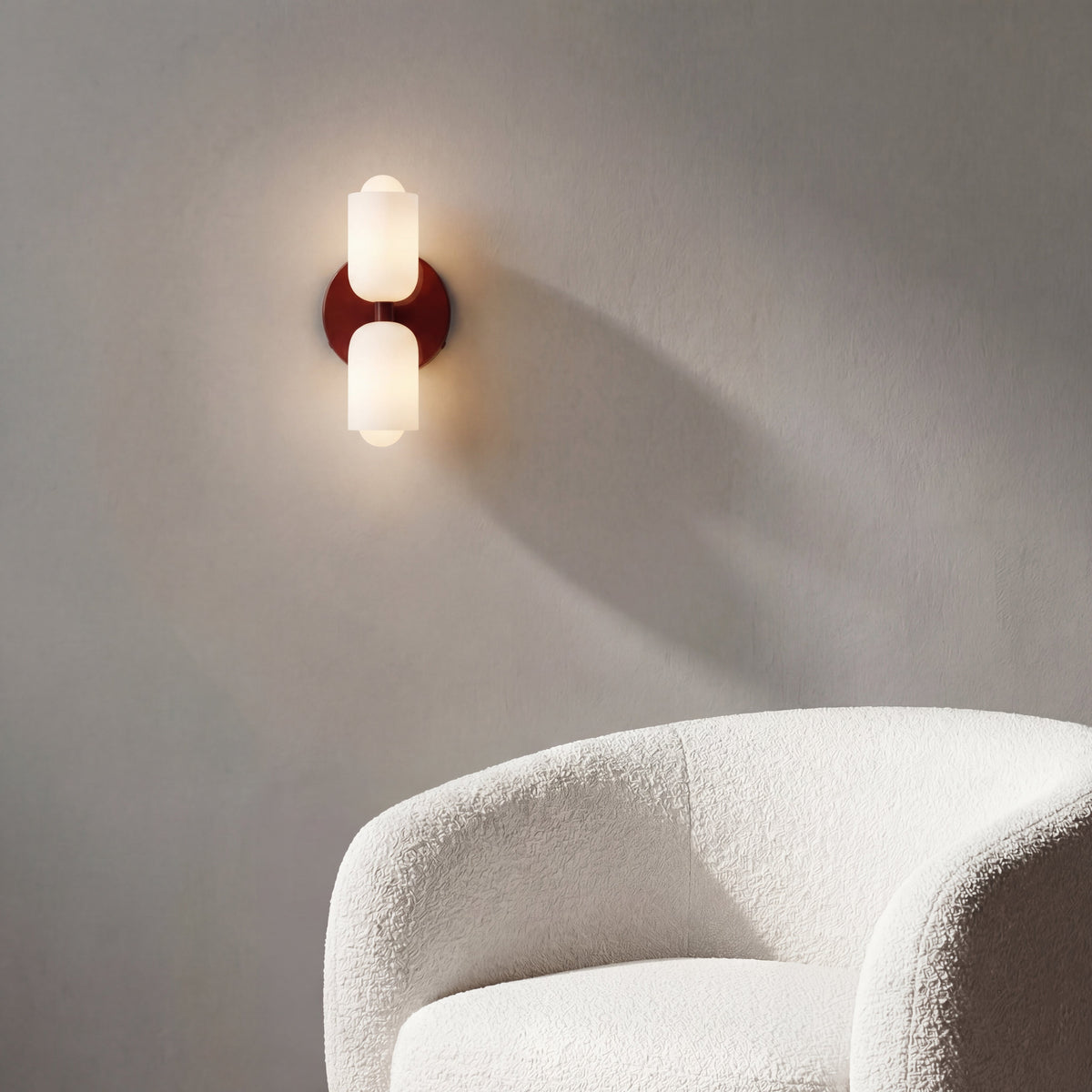 Nordic Minimalist Up-Down Wall Lamp - Diffused Glow