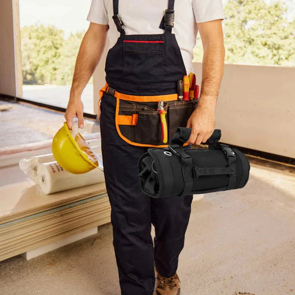 Garage & Vehicles : Roll-up tool bag for organizing tools in van Vandaliamo