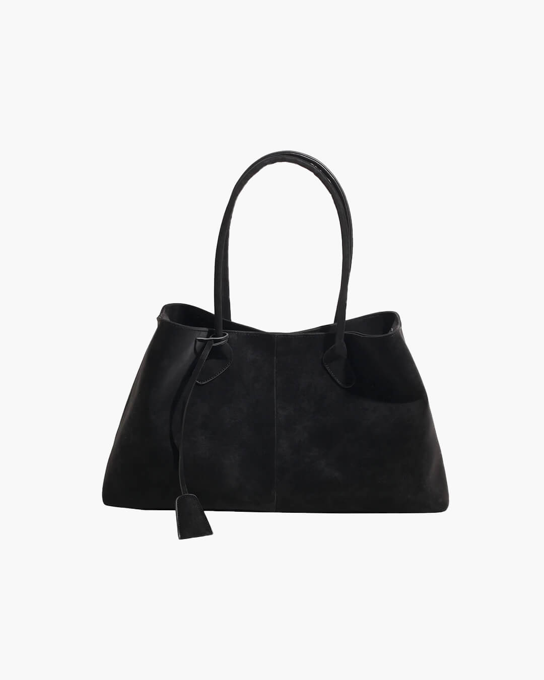Vegan Suede Handbag Women - Luxury Shoulder Bag with Spacious Design