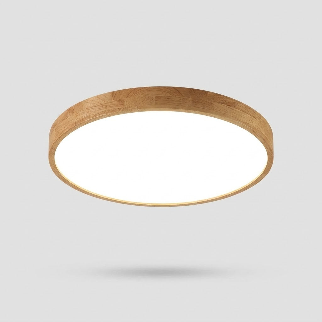 Flush Mount Ceiling Light - Nordic Solid Wood LED