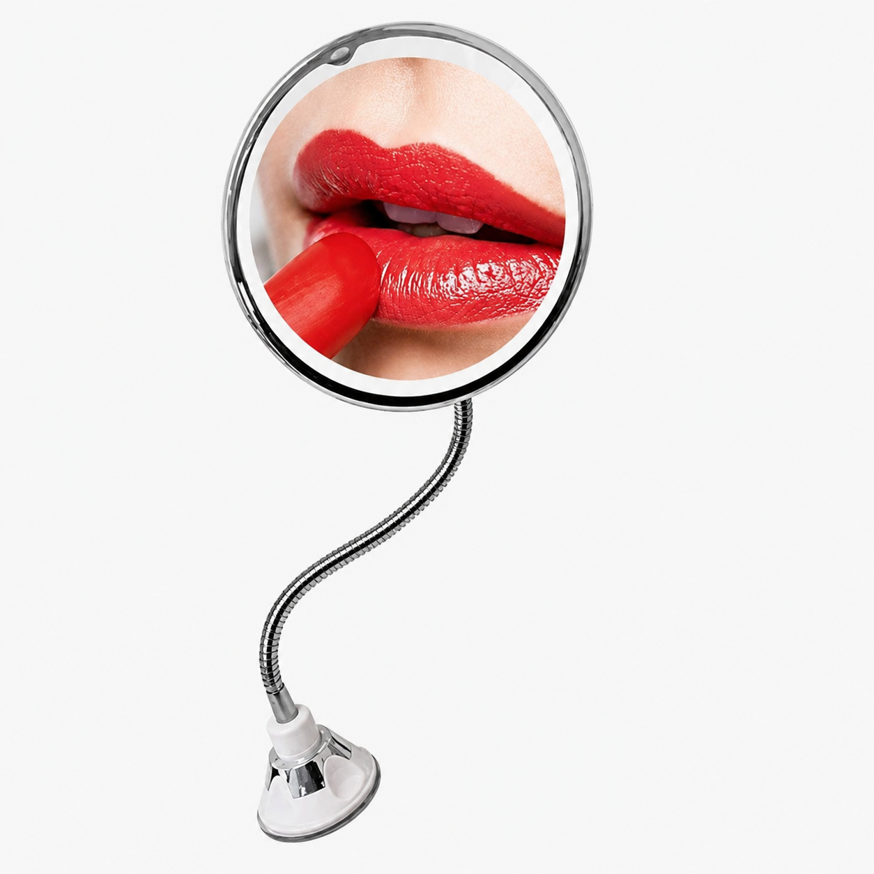10X Magnifying LED Lighted Flexible Gooseneck Mirror