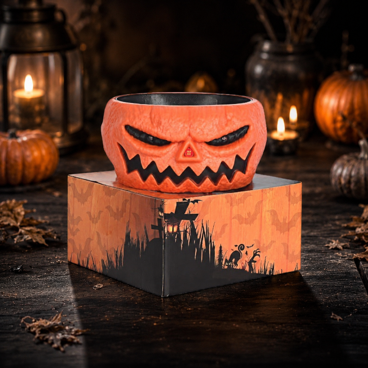 Gifts – Seasonal – Halloween : Motion Sensor Skeleton Hand Candy Bowl in van Vandaliamo