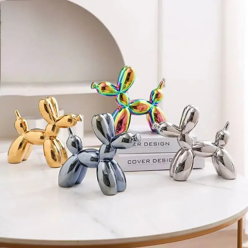 PuffyPooch - Ballon Hund Skulptur - Hvid - house & garden - {{ product_tags }