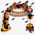 Halloween Pumpkin Print Balloon Decoration Set