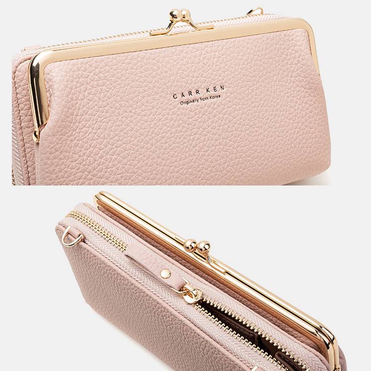 Trendy Crossbody Mobiele Tas - Ruim, Stijlvol en Veilig Sluitmechanisme