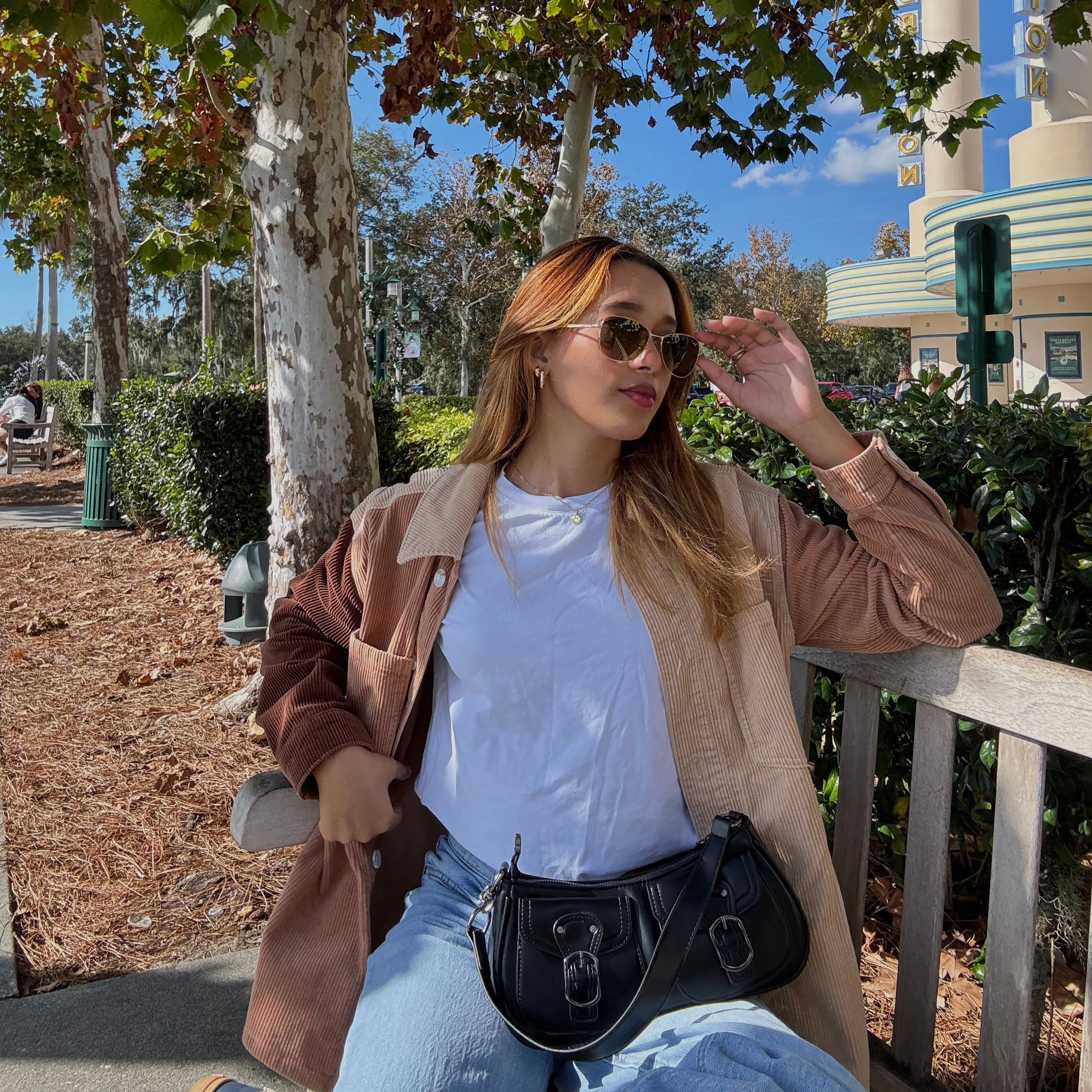 Trendy shoulder bag with a luxurious look | Perfect for every day