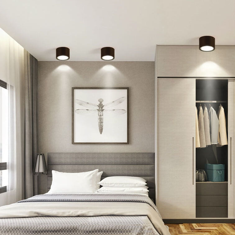 Nordic Cylinder Spotlight LED Flush Mount Ceiling Light