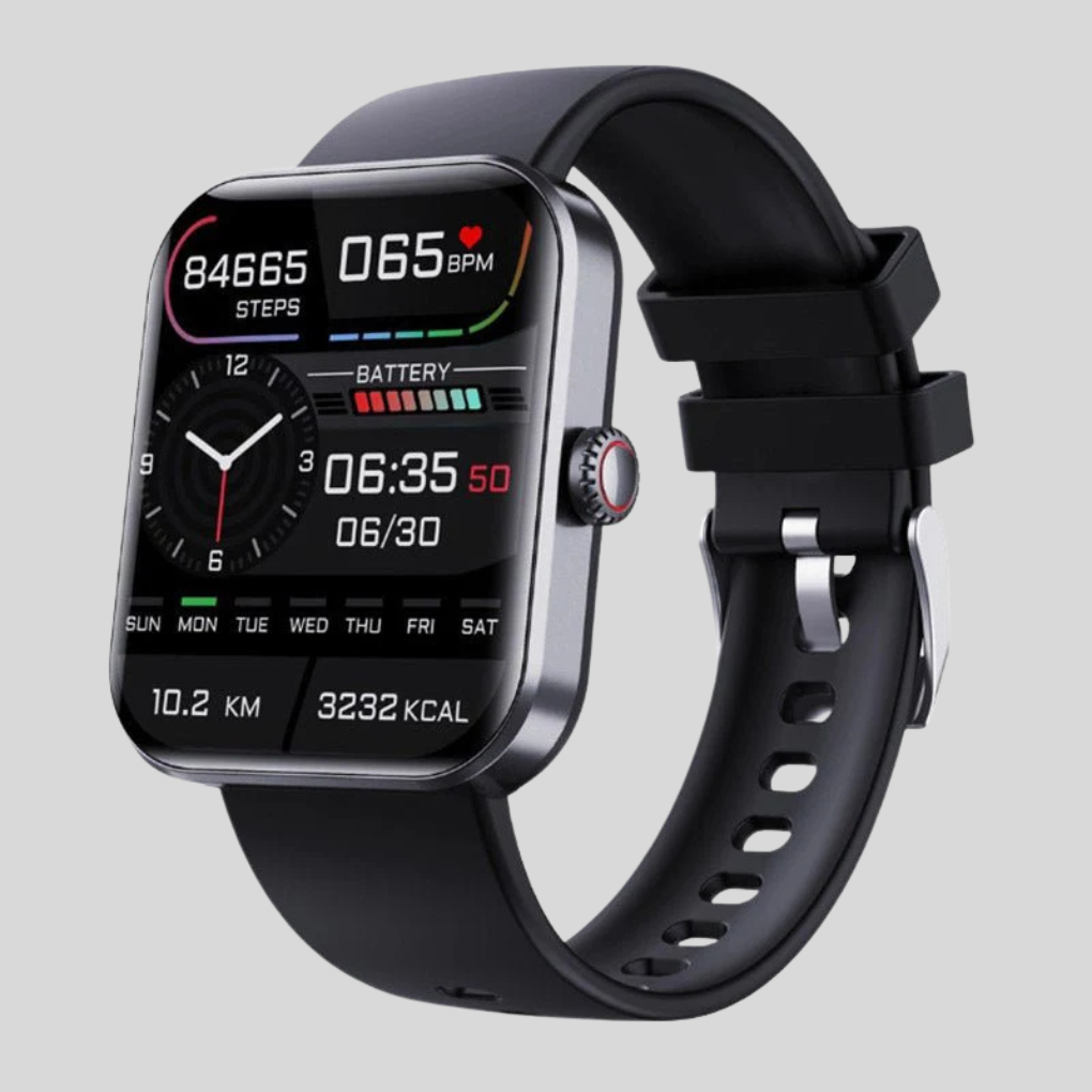 Watch : Smart Health Monitoring Watch in Black van Vandaliamo