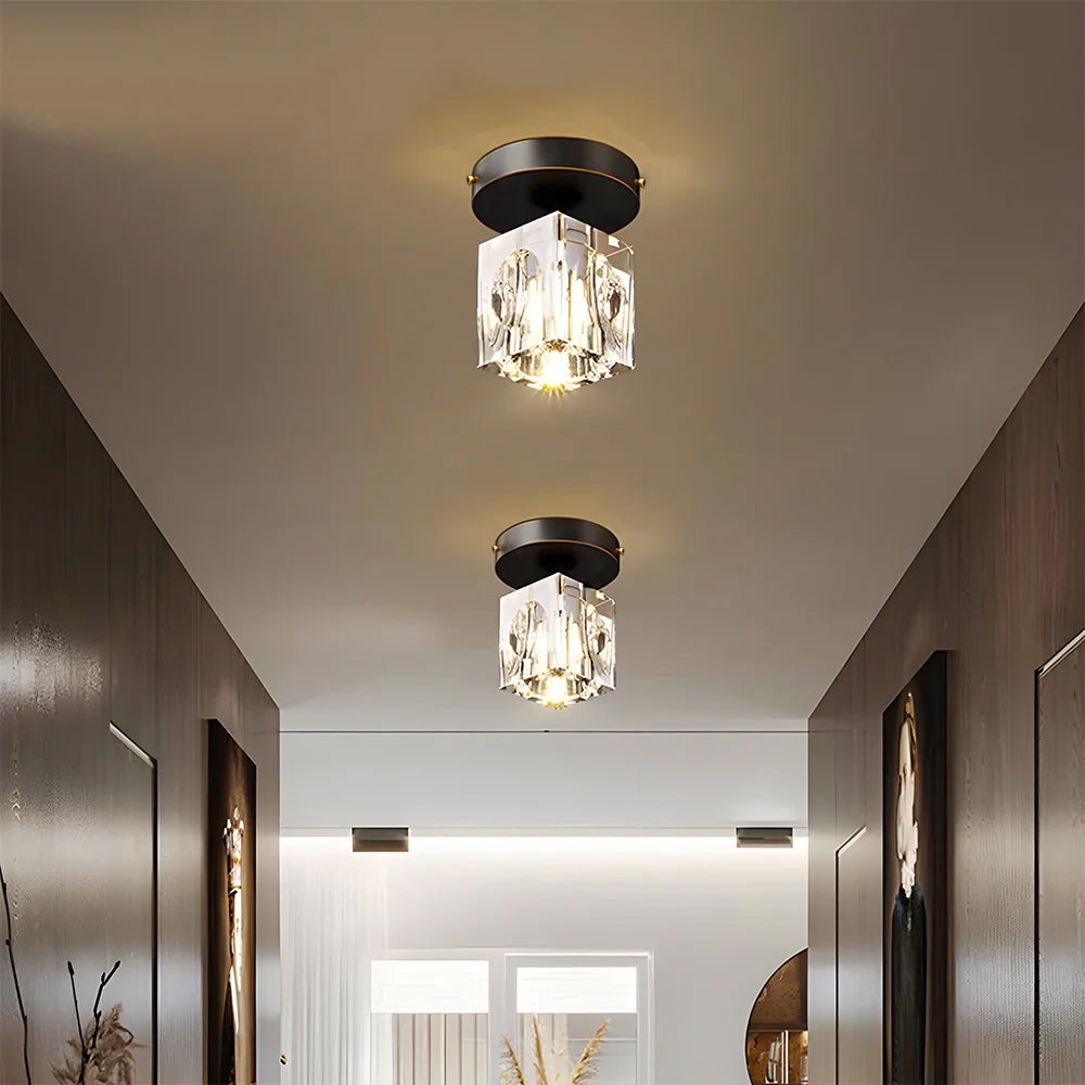 Geometric Crystal Ceiling Lamp