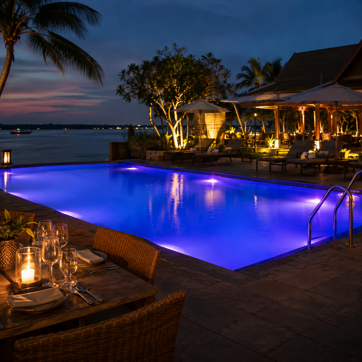 15W LED Wall-Mounted Pool Light