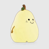 Silicone Pear Night Light – Touch-Dim Bedside Lamp