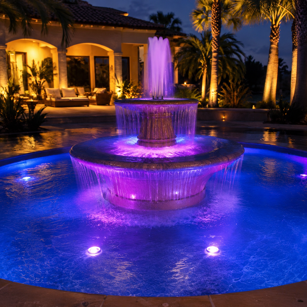 15W LED Wall-Mounted Pool Light