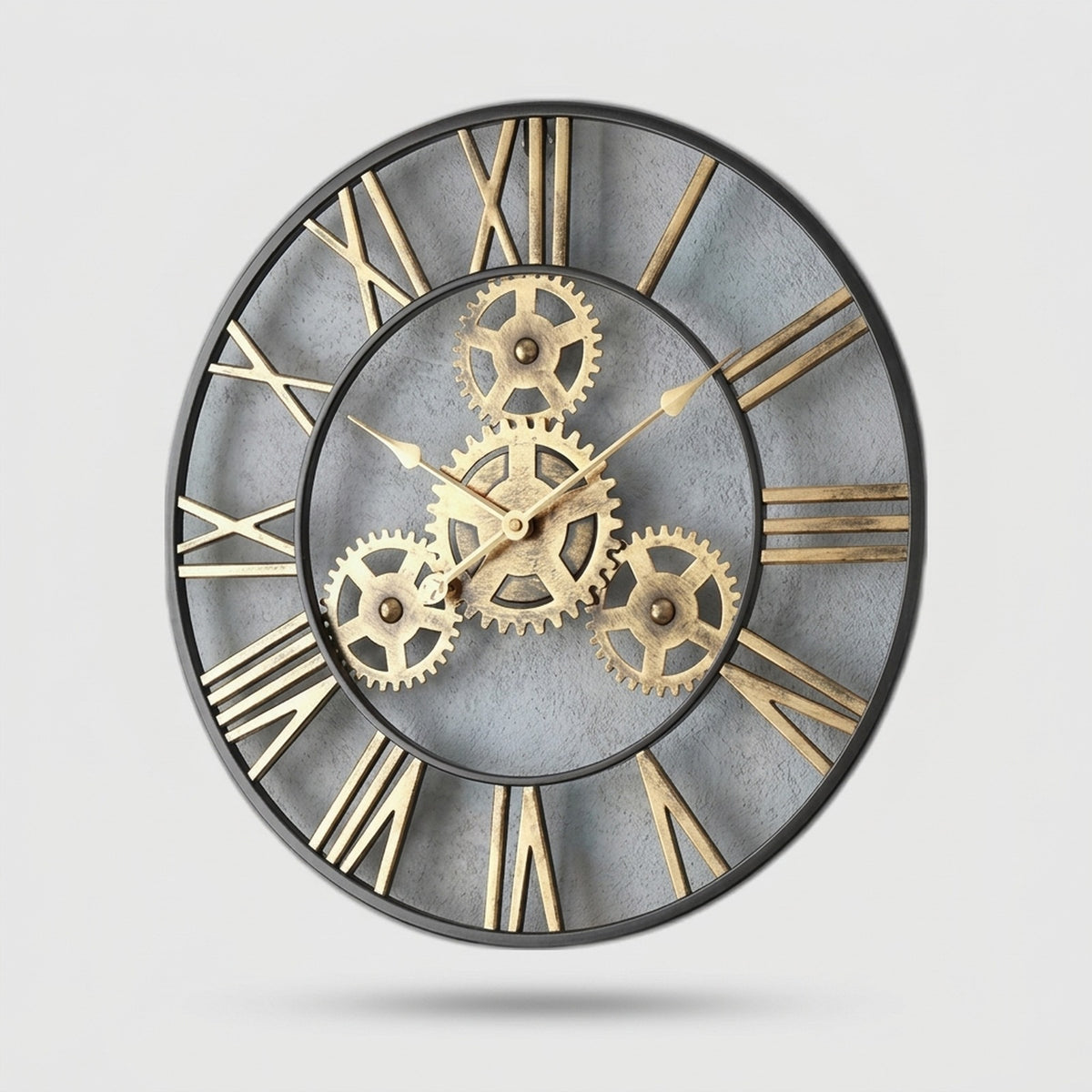 Wall Clocks : Metal Gears Wall Clock – Industrial Style, Best-Seller in van Vanda Liamo