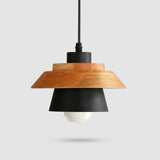 Odelle - Nordic Wood and Metal Pendant Light