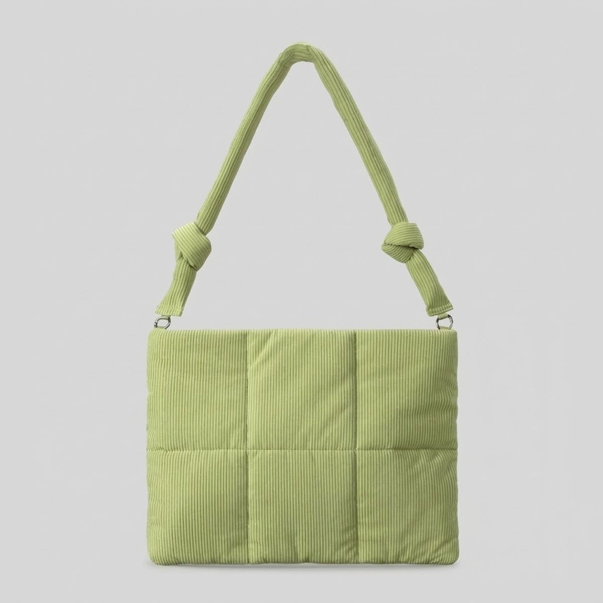 Shoulder Bag : Corduroy Padded Shoulder Bag – Textured Everyday Commuter Bag in van Vanda Liamo