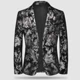 Men's Business Blazer - Baroque Print, Oscar