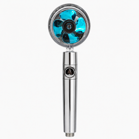 home & garden : High-Pressure 360° Rotating Massage Shower Head in Blue van Vandaliamo
