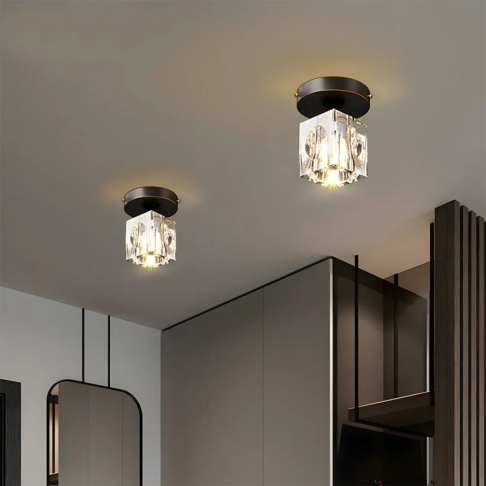 Geometric Crystal Ceiling Lamp