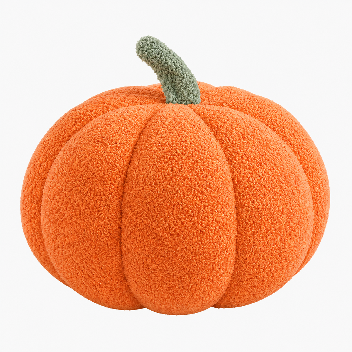 Gifts – Seasonal – Halloween : Plush Pumpkin Decorative Pillow - Soft Autumn and Halloween Decoration in Orange van Vandaliamo