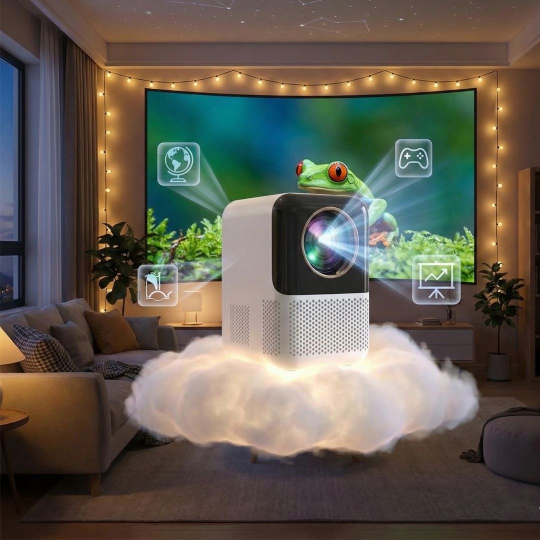 Home Decor : Mini HD Home Theater Projector - Portable in van Vandaliamo
